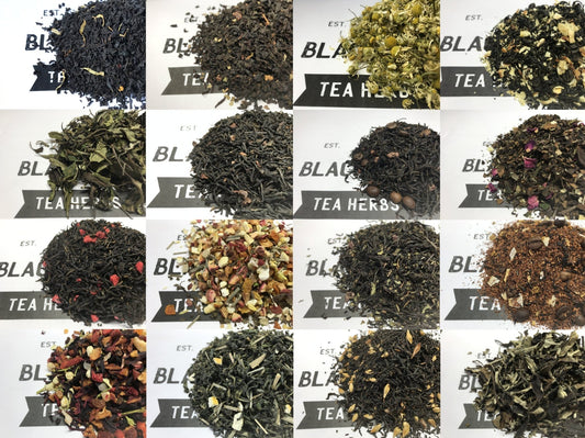 Loose Tea Sampler Packs - Pick Any Blend - Tea Filters Included... - Black Hill WoodsLoose Tea Sampler Packs - Pick Any Blend - Tea Filters Included...Loose tea